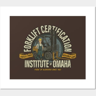 Forklift Certification Institute of Omaha 1983 Posters and Art